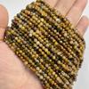 4MM Natural Faceted Quality Agates Crystal Jades Stone Beads Tiny Loose Green Yellow Pink Red Gem Bead For Jewelry Making DIY
