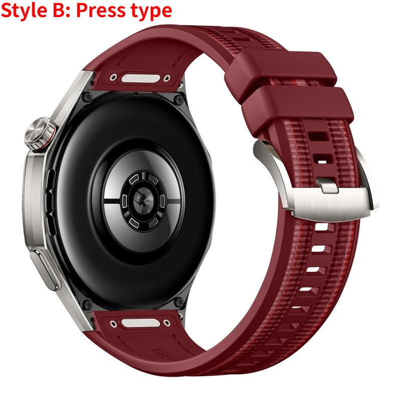 Silicone+Woven Strap For Huawei Watch GT6 Pro 46mm Sport Strap for Huawei Watch GT6 Pro 46mm Bracelet Correa Accessories