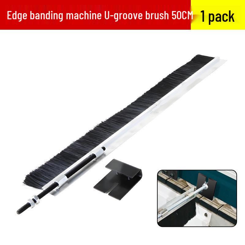 

U-shaped Dust Removal Brush for Edge Banding Machines - Easy Install & Efficient Cleaning