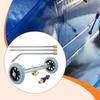 Pressure Washer Undercarriage Cleaner Attachment with 3 Extension Rods Car Wash Water Broom