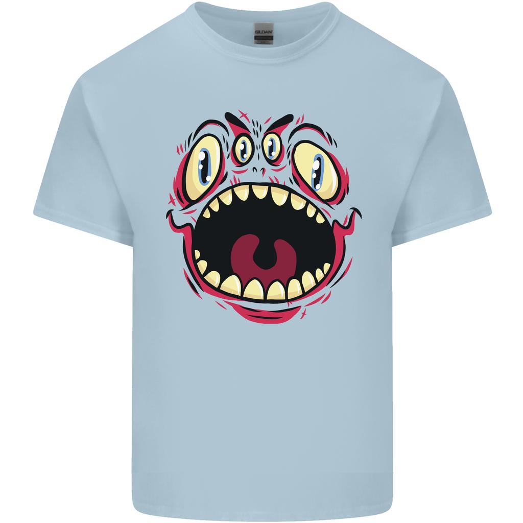Four Eyed Scary Monster Halloween Unisexs Light Cotton TShirt