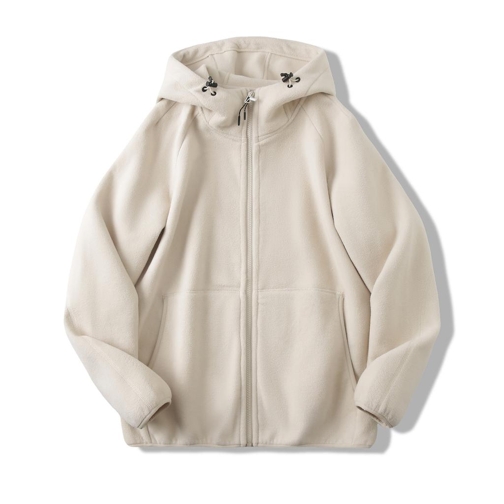 Autumn Winter  Sports Thick Warm Fleece Hoodie Men's Casual Comfortable Coat