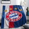 1pc FC Bayern Munich Print Flannel Blanket, High quality Comfortable for All Seasons, Home Decor, Warmth and Comfort, Perfect for Christmas Gifts47