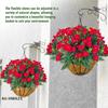 Silk Balsam Artificial Flowers High Quality Wedding Home Room Table Centre Decora Wreath Bridal Bouquets Yard Filler Arrangement