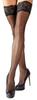 Cottelli LEGWEAR - Black Classic Stockings with High Lace 7