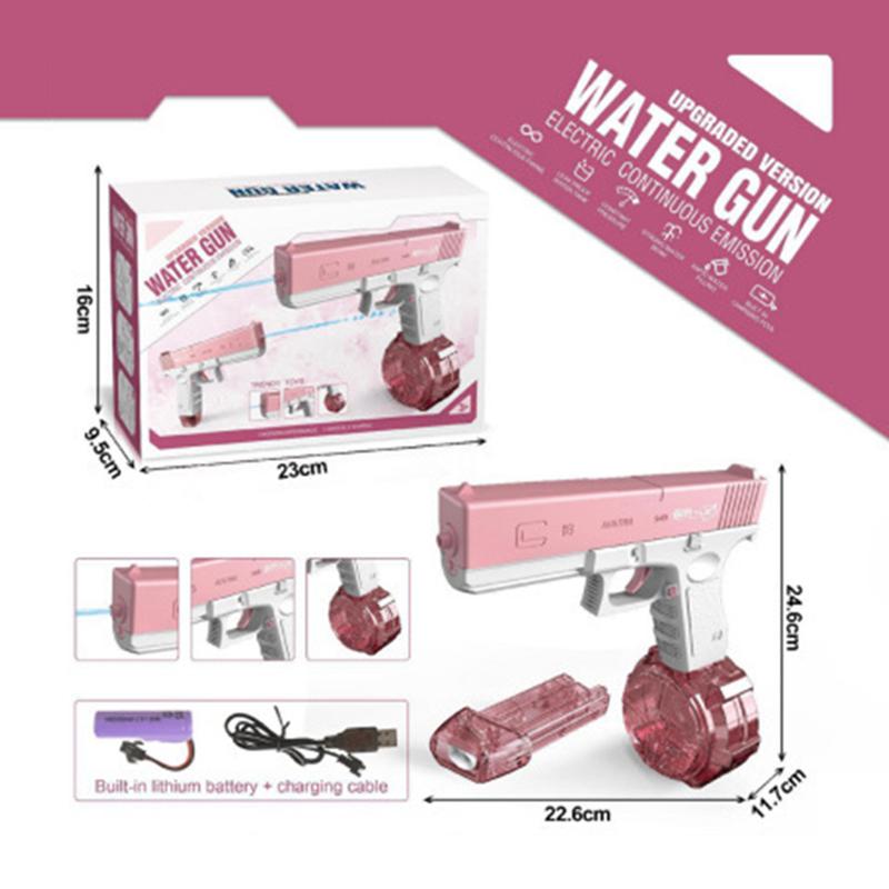 Large Capacity Water Spray Gun Summer Entertainment Water Gaming Toy Fully Automatic Water Gun Outdoor Swimming Pool Toys