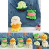 Adorable Frog And Duck Plush Keychain Couple Cute Animal Transforming Bag Charm