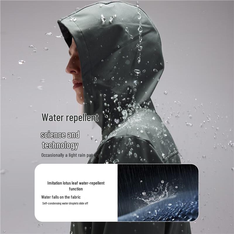 GIORDANO Men's Hooded Fleece Softshell Jacket