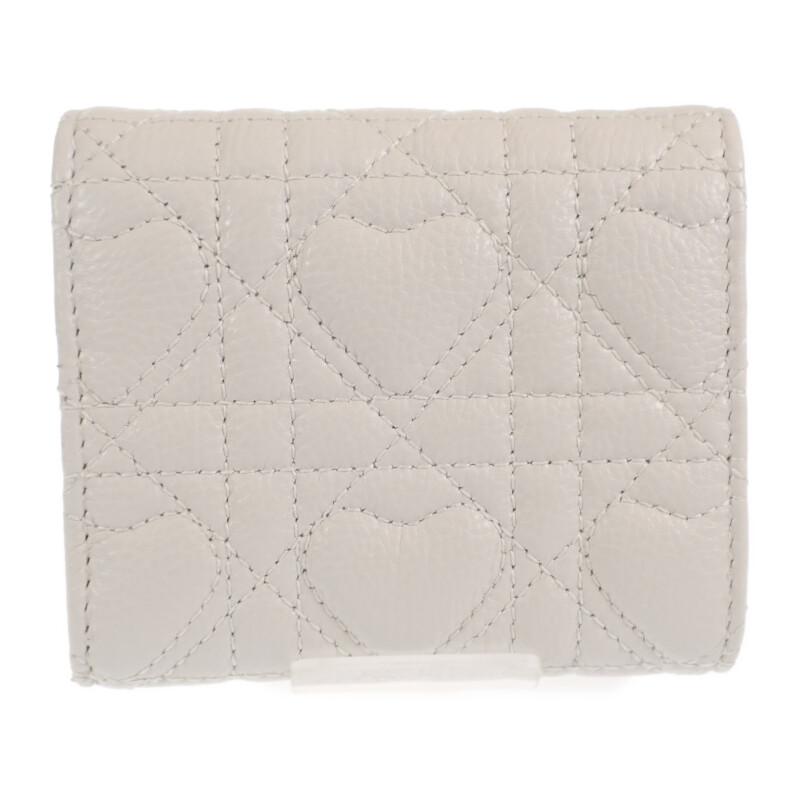 Dior  S5175UNID_M030 Tri-fold wallet white Calfskin Women