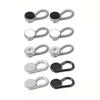 10pcs 10Pcs Set Collar Extenders Elastic Loop Dress Shirt Clips Shirt Cuff Button Flex  Office Work