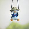 Car Swing Duck Rearview Mirror Pendant - Cute Interior Decoration