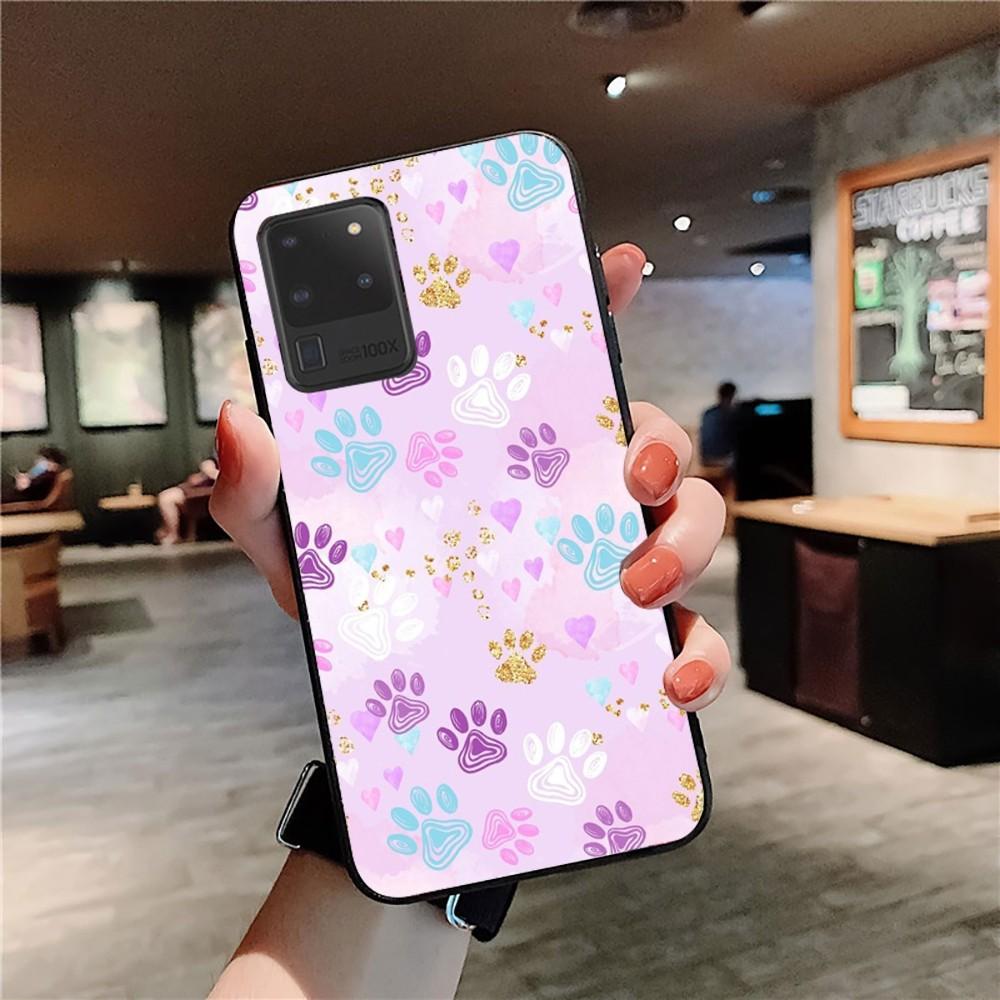 Dog Paw Phone Case For Samsung S 9 10 20 21 22 23 30 23plus lite Ultra FE S10lite Fundas