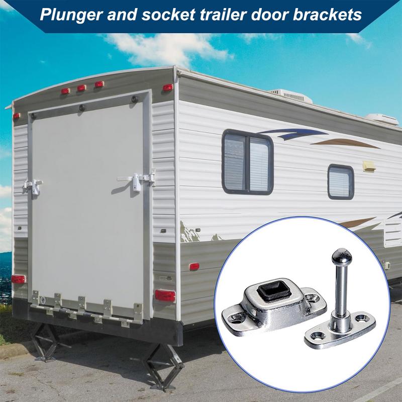 1 Set Caravan Door Plug Bracket Luggage Door Fixing Clip Caravan Interior Accessories for RV Baggage Door Trailer Door