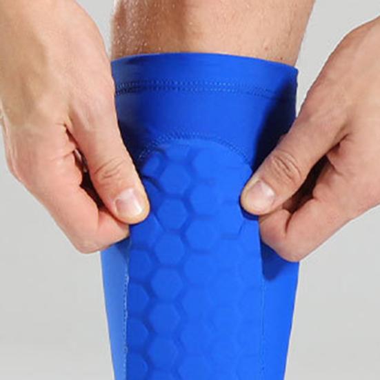 1 Pair Soccer Shin Guards Adults Impact Protection Shin Guards with Honeycomb Pads Anti-Slip Ski Shin Pads for Football Rugby Tennis