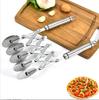 3/5/7 Wheels Retractable Multi-wheel Knife Stainless Steel Pizza Slicer with Handle Dough Divider Knife Pizza Slicer Tool