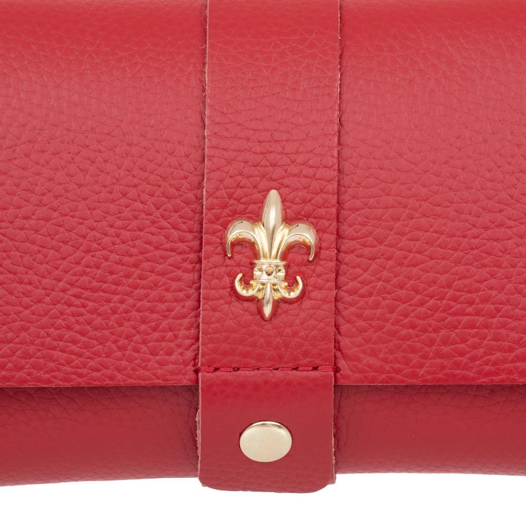 Women's Leather Bag Kaletnik Wilga Red