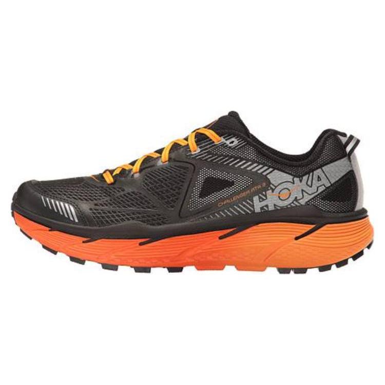 

HOKA ONE ONE Fabric Cushioning Slip Resistant Abrasion Resistant Low top Running Shoes Unisex Black 1014761-BRORN 42