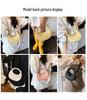 Sac à main plissé en forme de croissant pour femme Automne 2025: Sac à Bandoulière Unique et Sac Bandoulière à la Mode