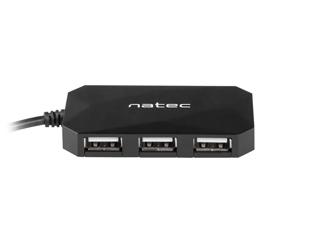 USB Hub Natec NHU-0647 LOCUST 4xUSB 2.0 black