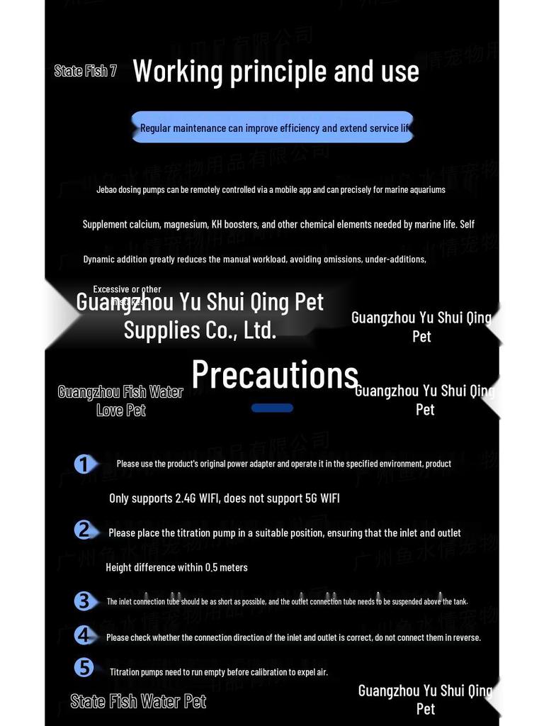 Smart Jebo Four-Head Silent Dosing Pump with Mobile Control - wfDOSER2.4 Compatible