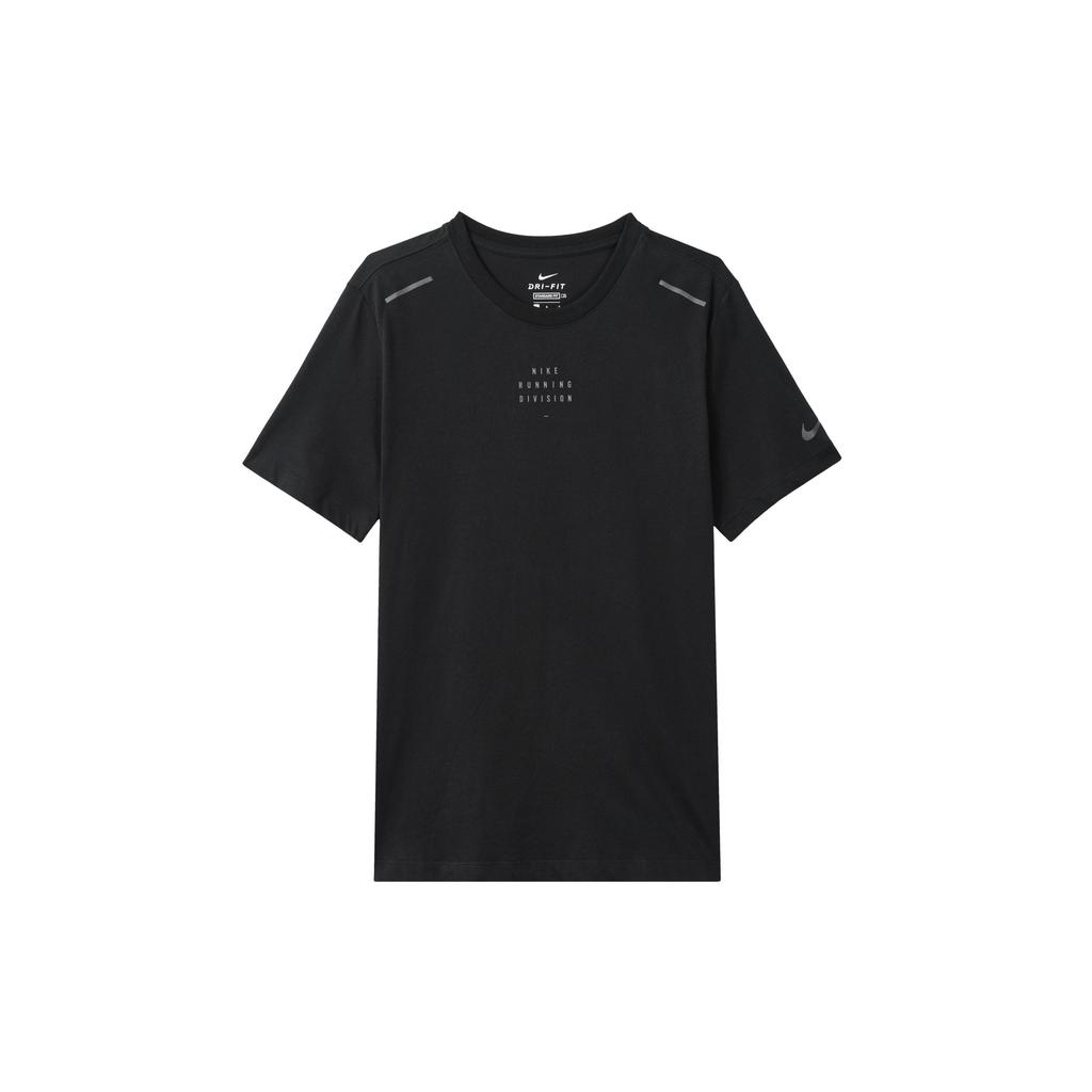 Nike Dri-Fit Knit Sports Casual T-Shirt Men Tops Black DJ7816-010