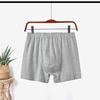 Men Boxer Underwear Elastic High Waist Design Plaid Print U-Convex Shorts Briefs Loose Fit Panties Daily Wear