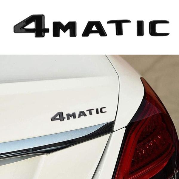 4MATIC Auto Trunk Door Fender Bumper Badge Decal Emblem Adhesive Tape Sticker Replacement