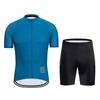 Men Women Cycling Jersey Set Breathable Quick Dry Short Sleeve Shorts Outdoor Sport Bike Riding Apparel