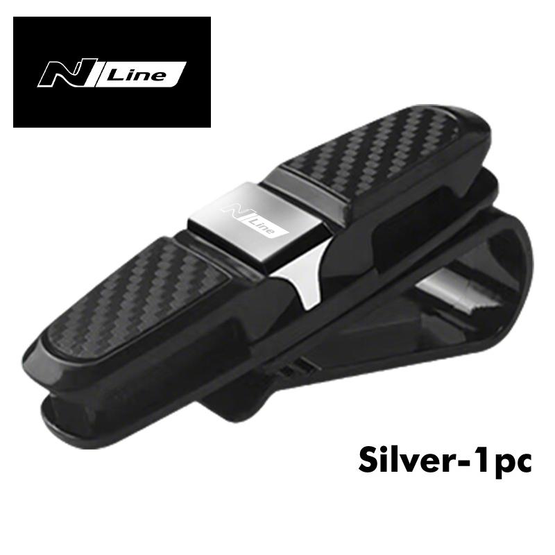 Universal Car Sunglasses Holder Sun Visor Clip Glasses Mount For Hyundai N Line Tiburon Coupe Tuscani I30 I20 IX35 I40 Sonata HH51