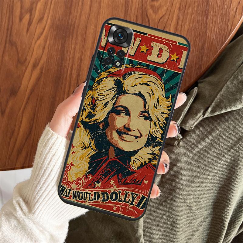 Dolly Parton Case For Xiaomi Redmi Note 13 14 Pro 12 11 10 15 Pro Plus Redmi 15 C 13 10C 12C 13C 14C Cover