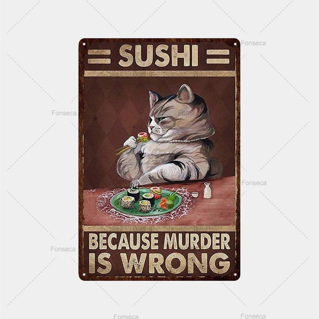 Język migowy zwierząt Kolorowy metalowy znak Dekoracja pokoju Bar Plakat ścienny Puszka Retro Zardzewiały napój Żelazo Piwo Dekoracja hotelu