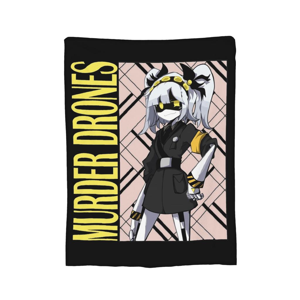 Uzi Doorman Murder Drones  Blankets Fleece  Winter   Multifunction Lightweight Throw Blanket for Bedding Car Bedding Throws