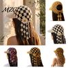 Bohemian Style Sun Hat Hand Crocheted Sunflower Baseball Cap, Tassel Bell Hat, Handmade Knit Cutout Floral Short Brim Cap Beanie Caps, Colored Casual