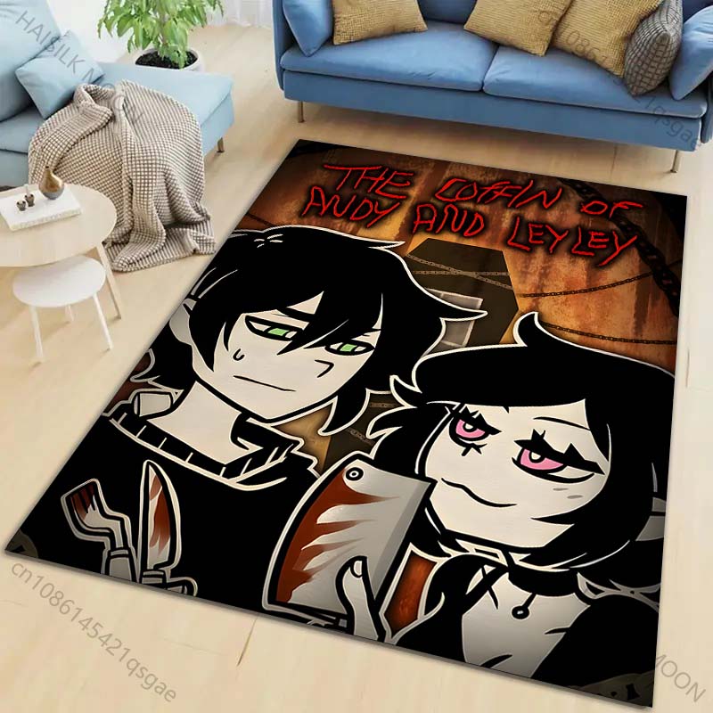 The Coffin of Andy and Leyley Printed Carpet for Living Room Bedroom Home Decoration Non-slip Floor Mat Modern Carpet Large Size