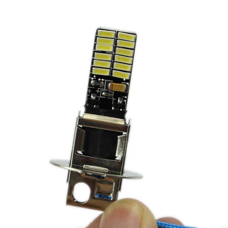 2025 New 24-SMD-4014 6500K for HID Xenon White LED Bulbs for Fog Lights or Driving Lam