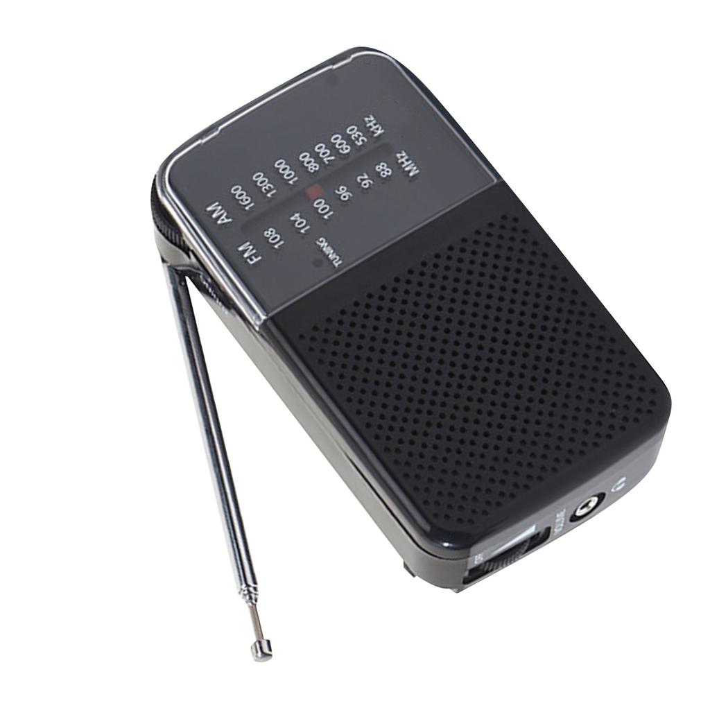 Portable AM FM Shortwave Radio Small Retro Vintage Radio Battery Powered Portable Handheld Radio for Home    