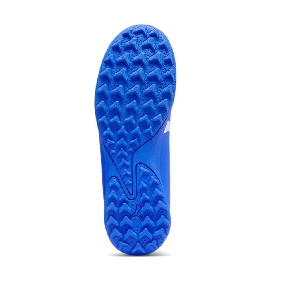 PUMA Ultra Play Cushioning Abrasion Resistant Cushioning, Wear Resistant Low top Kids' Soccer Shoes Blue Green White 107533-03