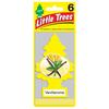 Little Tree Air Freshener [Vanillaroma 6pac] Great Value Set of