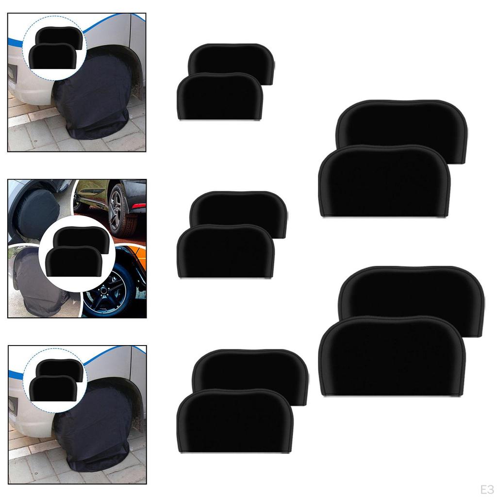 2 Pack RV Tire Protection Covers for Double Axle, Waterproof and Easy to Install