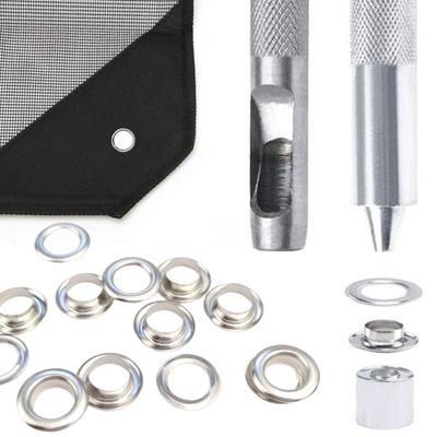 1 Set Ösenknopf, einfach zu verwendendes Lochstanzset für wasserdichte Planen, Vorhänge, Markisen, Schuhe, Taschen