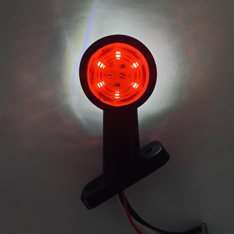 Weatherproof Trailer Running Light ABS Double Purpose Indicator Lamp Direct Fit Truck Accessory for Heavy Duty Vehicles