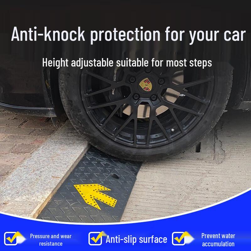 Outdoor Rubber Curb Ramp