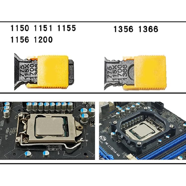 Quick Install CPU Retention Bracket Universal Processor Support Cooling Solution ABS Gaming Hardware for 1150/1151/1155