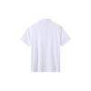 Peak Logo Print Simple Casual Sports Outdoor Versatile Basic Youth Short Sleeve Polo Shirt Unisex Polo Shirts White PK-65321