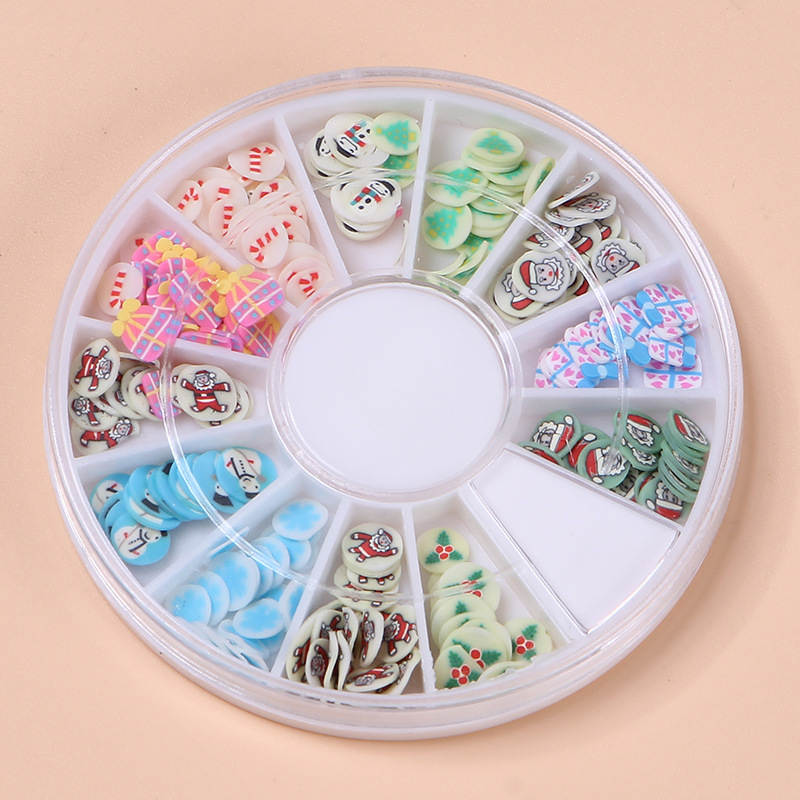 1Box Fruit Slices Filler For Nails Art Tips Slime Fruit For Kids Lizun DIY Slime Accessories Supplies Decoration Soft Pottery