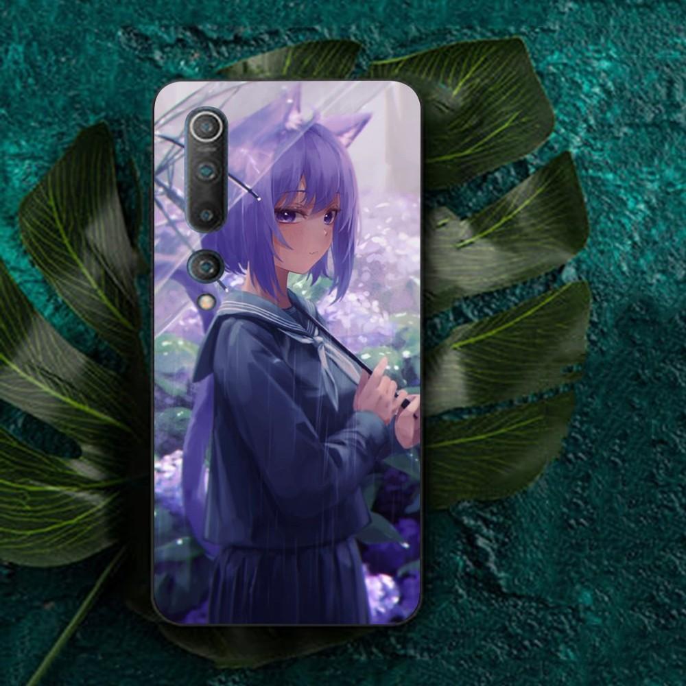 Kawaii Nekomata Okayu Phone Case For Redmi Note 4 X 5 A 6 7 8 Pro T 9 Pro 9S 10 Pro 11 Pro 11S 11Epro PocoM3pro