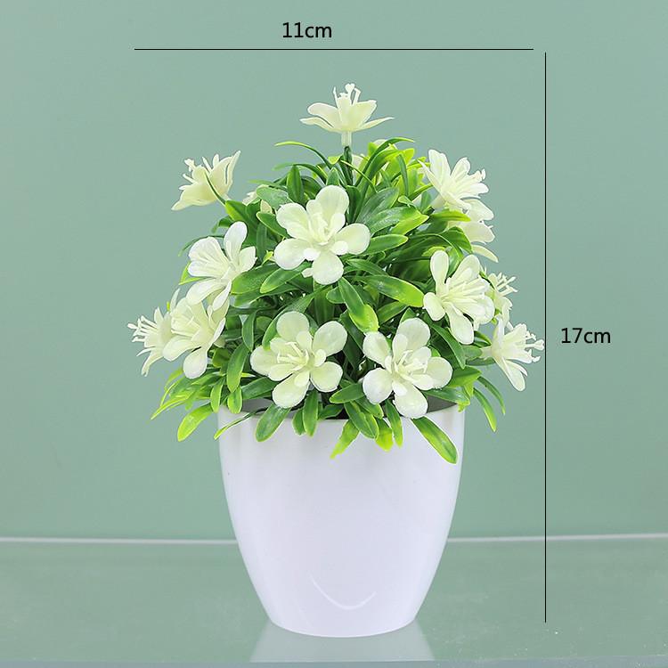 Causonis Simulation Japonica Plastic Flowers Green Plants For Decor Home