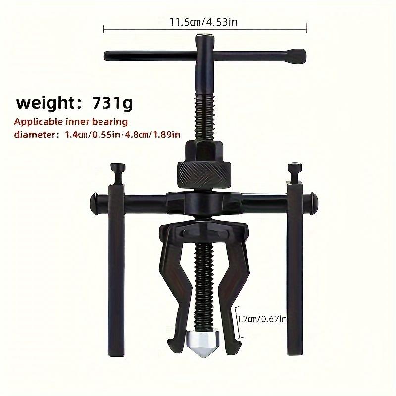 3-Jaw Car Bearing Puller Tool Kit - Durable Steel, Multi-Functional Wheel & Pulley Removal Extractor For Automotive Maintenance