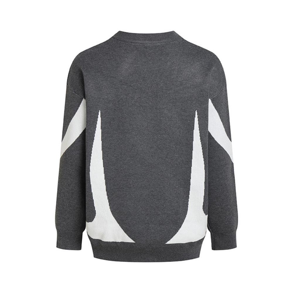 Women Polyester Casual Sweaters Long Sleeve Fashion Print Soft comfortable Skin-friendly Knitwear Loose Pullovers