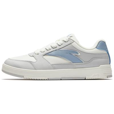 Skateboard Shoes Women's Low Top Ivory White/Cumulus Gray/Dusty Blue 922518007-2